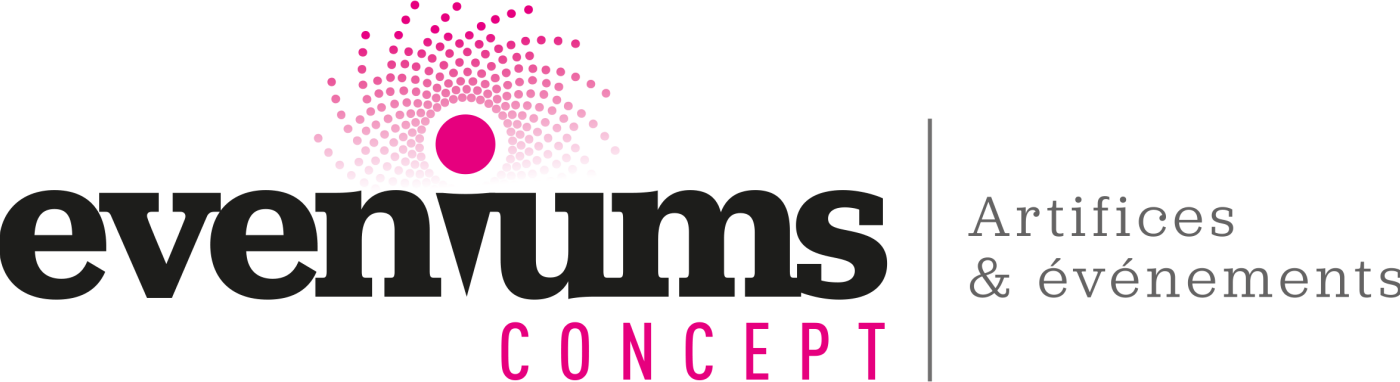 Logo d'Eveniums concept artifices et évènements