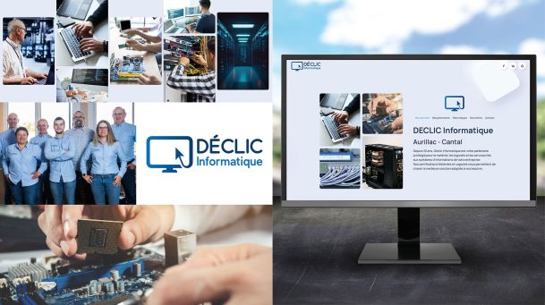 ALTAprod a créé le site internet Déclic Informatique, entreprises de vente de matériel, logiciel et maintenance informatique à Aurillac dans le Cantal.