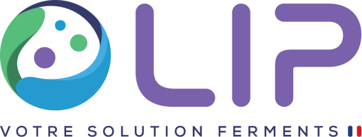 Logo de la SAS LIP, entreprise cantalienne spécialisée dans la production et la commercialisation de ferments alimentaires.