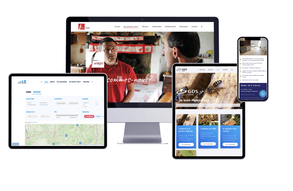 ALTAprod, Agence Web et de Communication globale à Aurillac dans le Cantal est spécialiste de la création ou refonte de votre site internet, en responsive design, adapté pour mobile et tablette