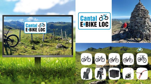 Présentation du site One-Page de Cantal E bike à Laroquebrou créé par ALTAprod