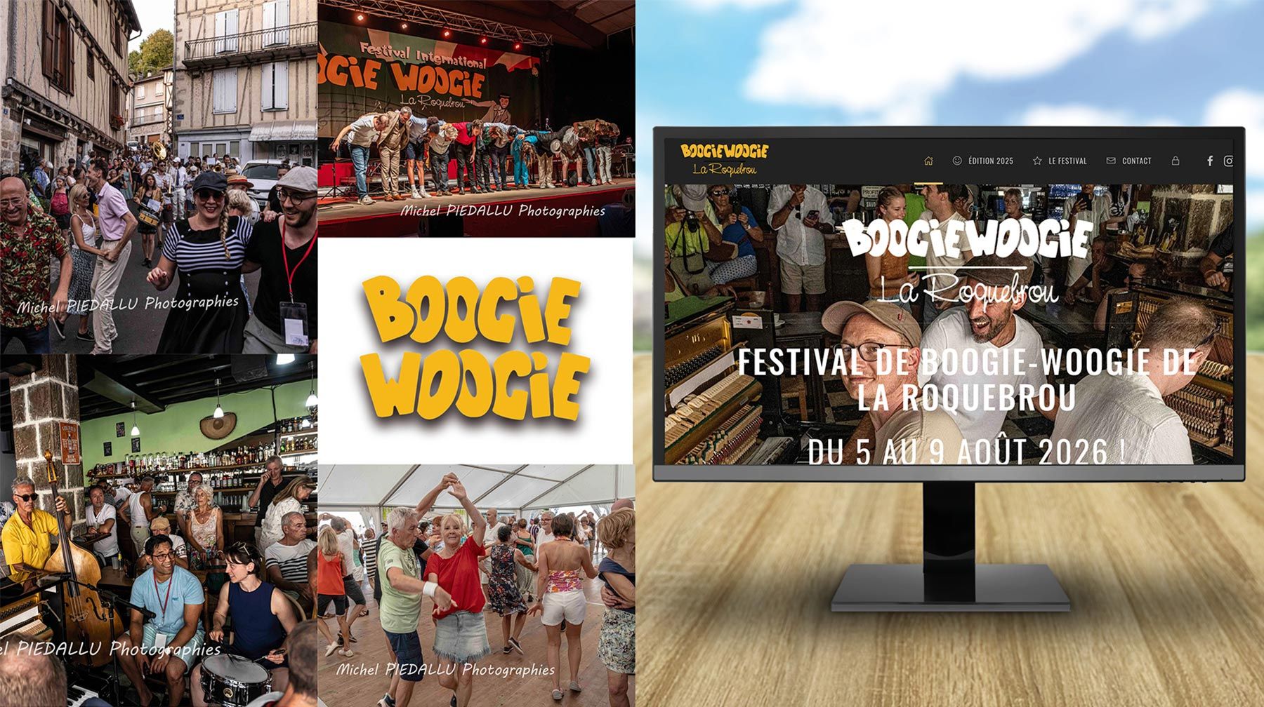 Site internet du Festival international de Boogie Woogie de La Roquebrou qui existe depuis plus de 25 ans dans le Cantal.