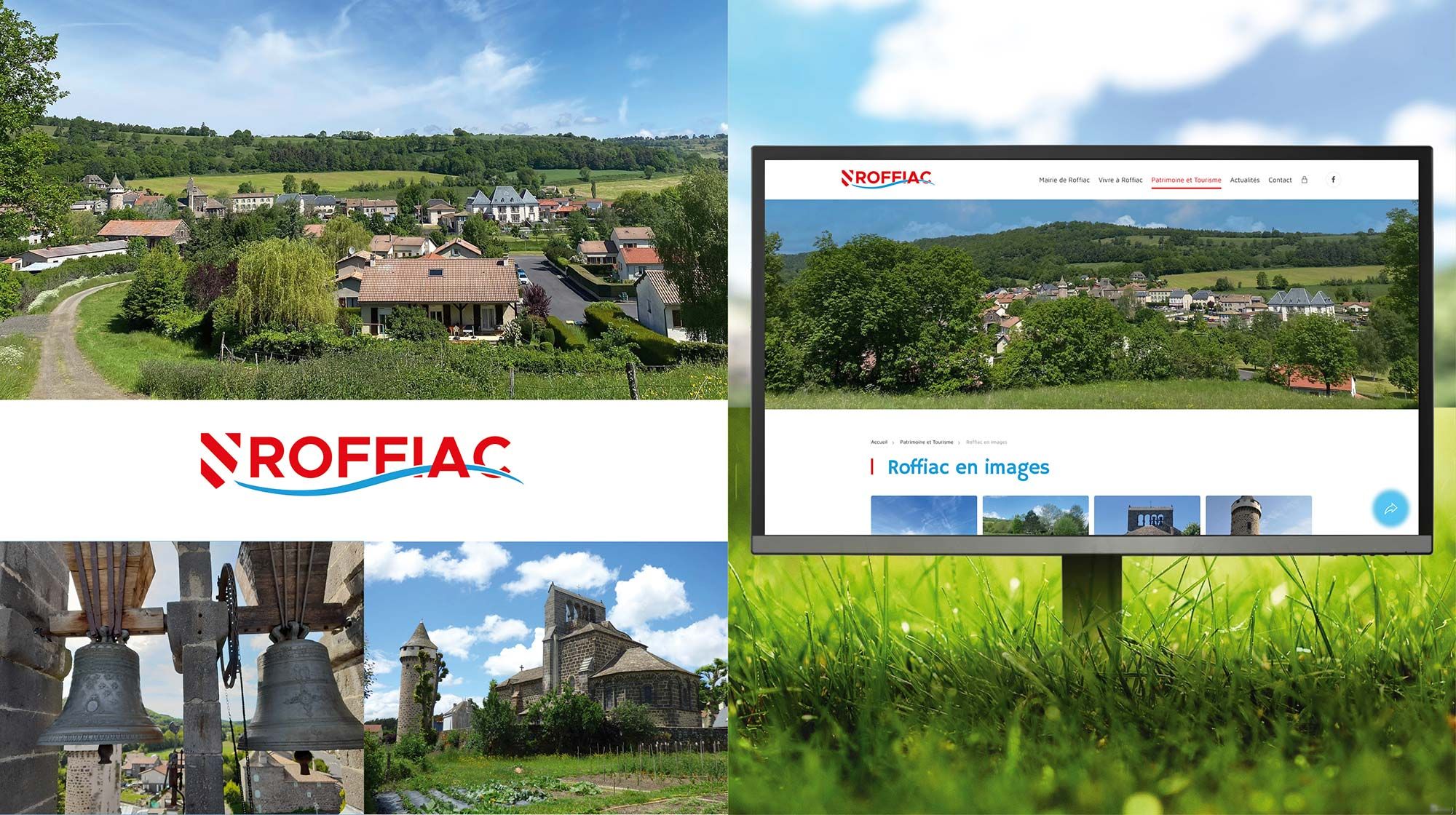 Site internet de la commune de Roffiac près de Saint-Flour dans le Cantal.